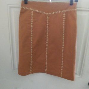 Leather Skirt size 6 Vintage Excellent